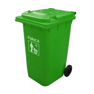 Thùng rác nhựa HDPE 240L có bánh xe công cộng công nghiệp bền bỉ