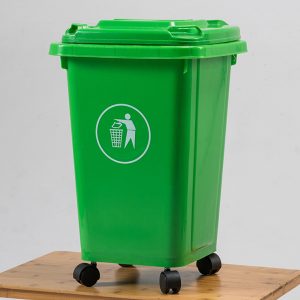 Thùng rác nhựa HDPE 50 lít nhập khẩu bền bỉ cho gia đình và văn phòng - hình 1