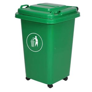 Thùng rác nhựa HDPE 60 lít có bánh xe bền bỉ tiện lợi