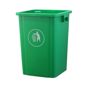 Thùng rác nhựa HDPE 60L xanh lá loại dày chịu lực cao