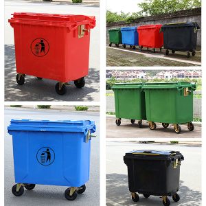 Thùng rác nhựa HDPE 660 lít công cộng Plasticsaigon - anh san pham
