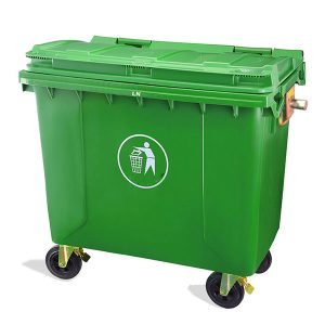 Thùng rác nhựa HDPE 660 lít công cộng Plasticsaigon - hinh 2