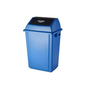 Thùng rác nhựa HDPE nắp đẩy 20L đa màu bền chắc tiện lợi - hình 1