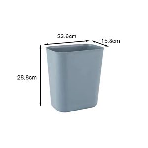 Thùng rác nhựa không nắp 8L Plasticsaigon - hinh 2