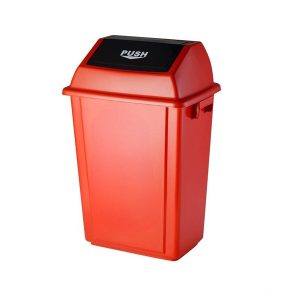 Thùng rác nhựa nắp đẩy 58L nhiều màu Plasticsaigon - hinh 2
