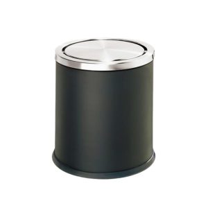 Thùng rác thép sơn tĩnh điện nắp lật 60L bền bỉ cho văn phòng và công cộng