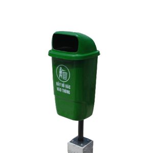 Thùng rác treo 50 lít chân sắt Plasticsaigon - anh san pham