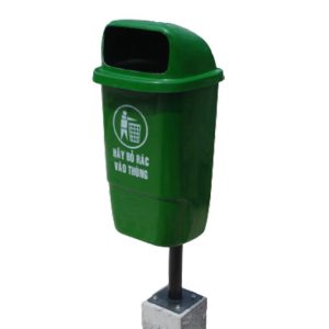 Thùng rác treo 50 lít chân sắt Plasticsaigon - hinh 2