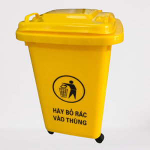 Thùng rác y tế 60L nhựa HDPE chịu hóa chất an toàn - hình 1