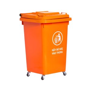 Thùng Rác 60L Nắp Kín - Thùng Rác Nhựa Bền Chắc, Tiện Lợi