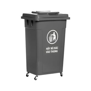 Thùng Rác 90L Nắp Kín – Thùng Rác Nhựa Bền, Tiện Lợi Cho Mọi Không Gian