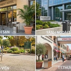 Trụ gạt tàn thuốc công cộng Plasticsaigon - hinh 2