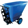 Xe thu gom rác bằng nhựa HDPE 350L khung thép bền chắc