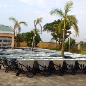 Xe thu gom rác bằng tôn 400 lít Plasticsaigon - hinh 2