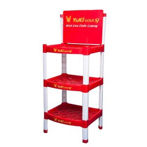 Kệ Trưng Bày Nhựa PP 2 Tầng Tiện Lợi - Kệ Nhựa Plastic Sài Gòn