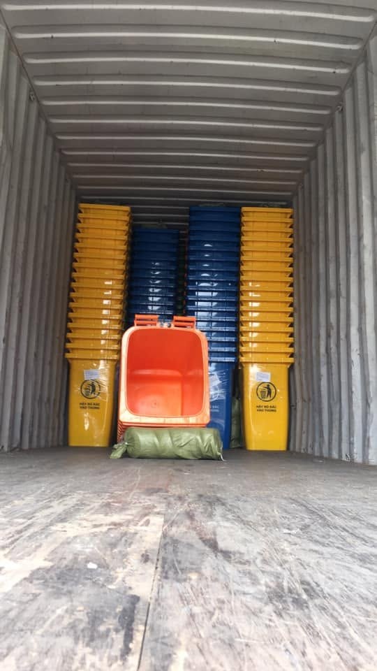 thùng rác thông minh cảm biến TOF cho đô thị