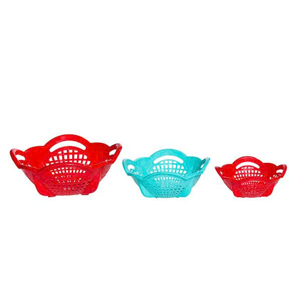 Rổ Nhựa Bông Đa Kích Cỡ - Giải Pháp Gọn Gàng Cho Bếp Việt | Plastic Sài Gòn